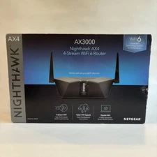 Netgear Nighthawk AX4 4-Stream Dual-Band WiFi 6 Router AX3000 RAX40-100NAS 