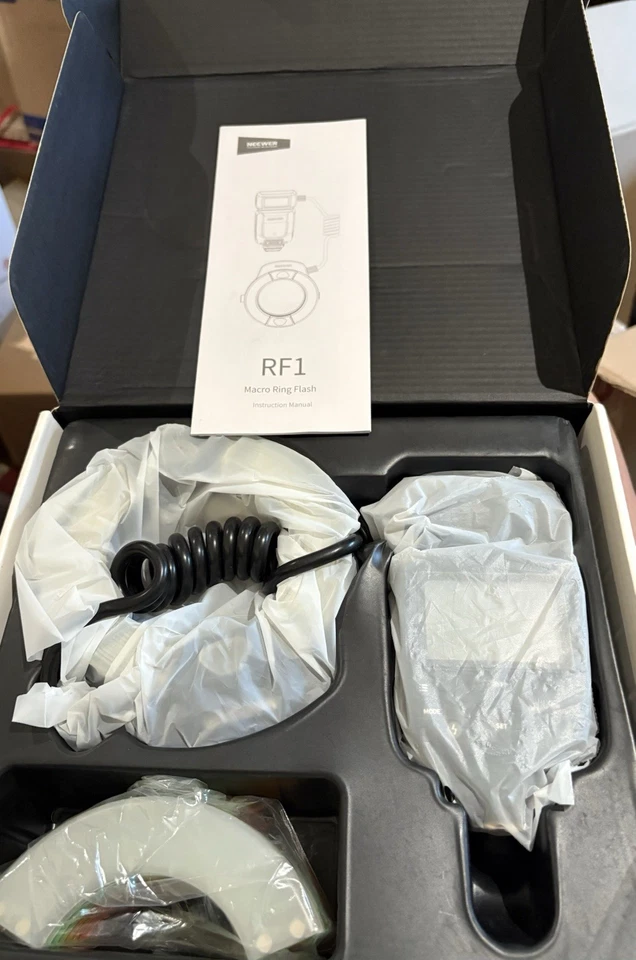 NEEWER RF1-N Marco Ring Flash Light Compatible with Nikon Camera 76Ws GN15 5600K - Image 3 of 3