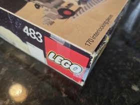 Lego 483 Alpha-1 Rocket Base Classic Space w/Box & Instructions INCOMPLETE