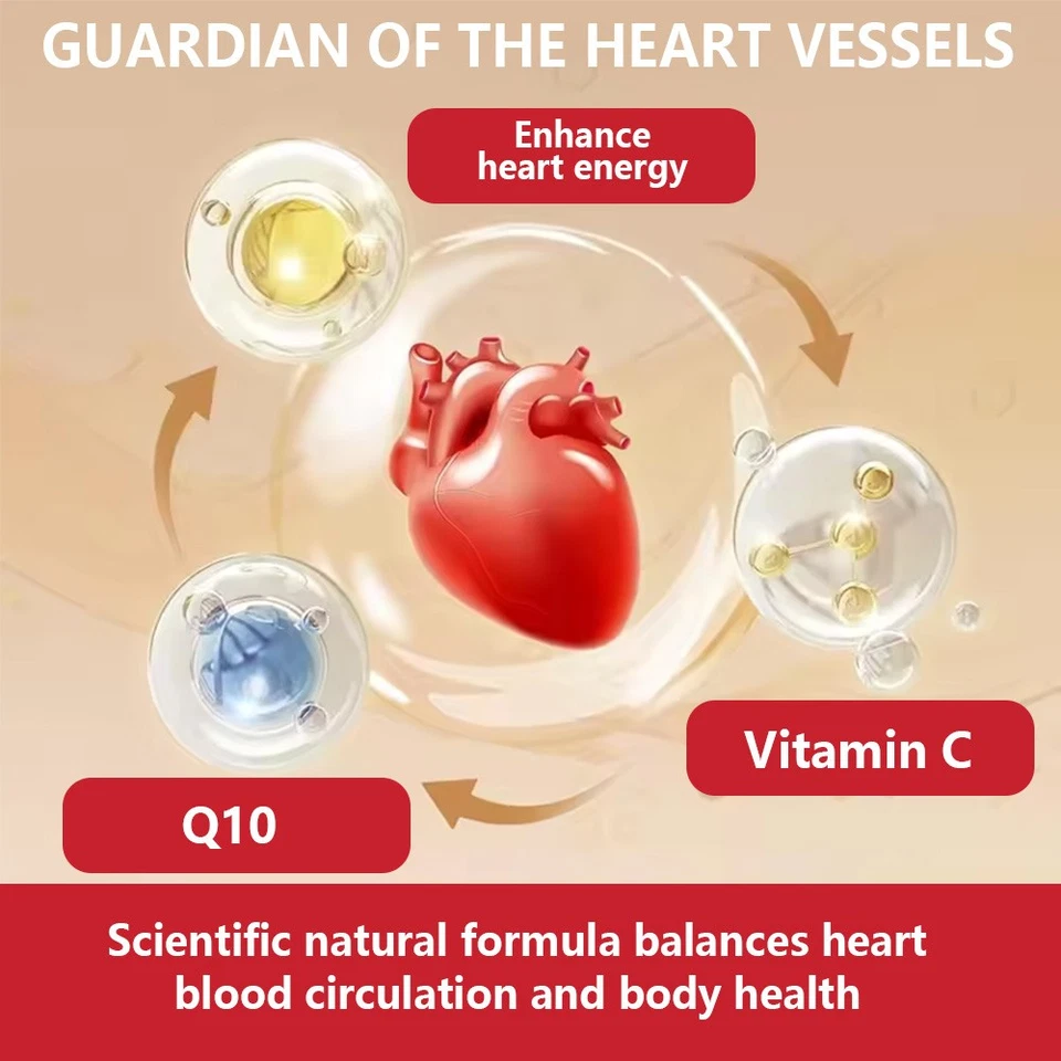 Coenzima Q10, 1000mg – Apoya la salud cardiovascular y cardíaca - Imagen 3 de 4