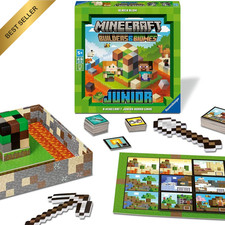 Minecraft Junior Board Game, 2-4 Players for Kids Ages 5+