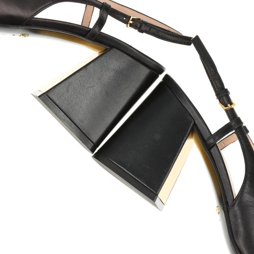 Zapatos de salón Gucci Horsebit con correa de cuero 37,5 negros para dama - Imagen 12 de 18