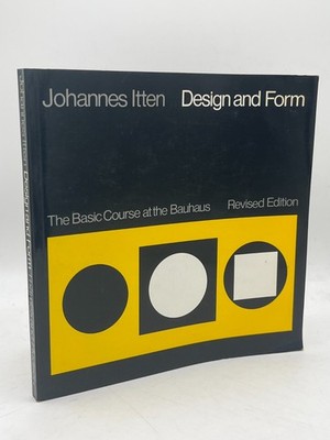 Johannes Itten Design and Form Bauhaus Basic Course Art Theory Book