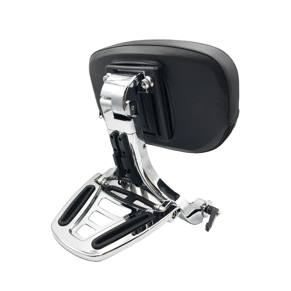 Motorcycle Multi-Purpose Driver And Passenger Backrest Adjustable For Sportster Foto 3 de 4