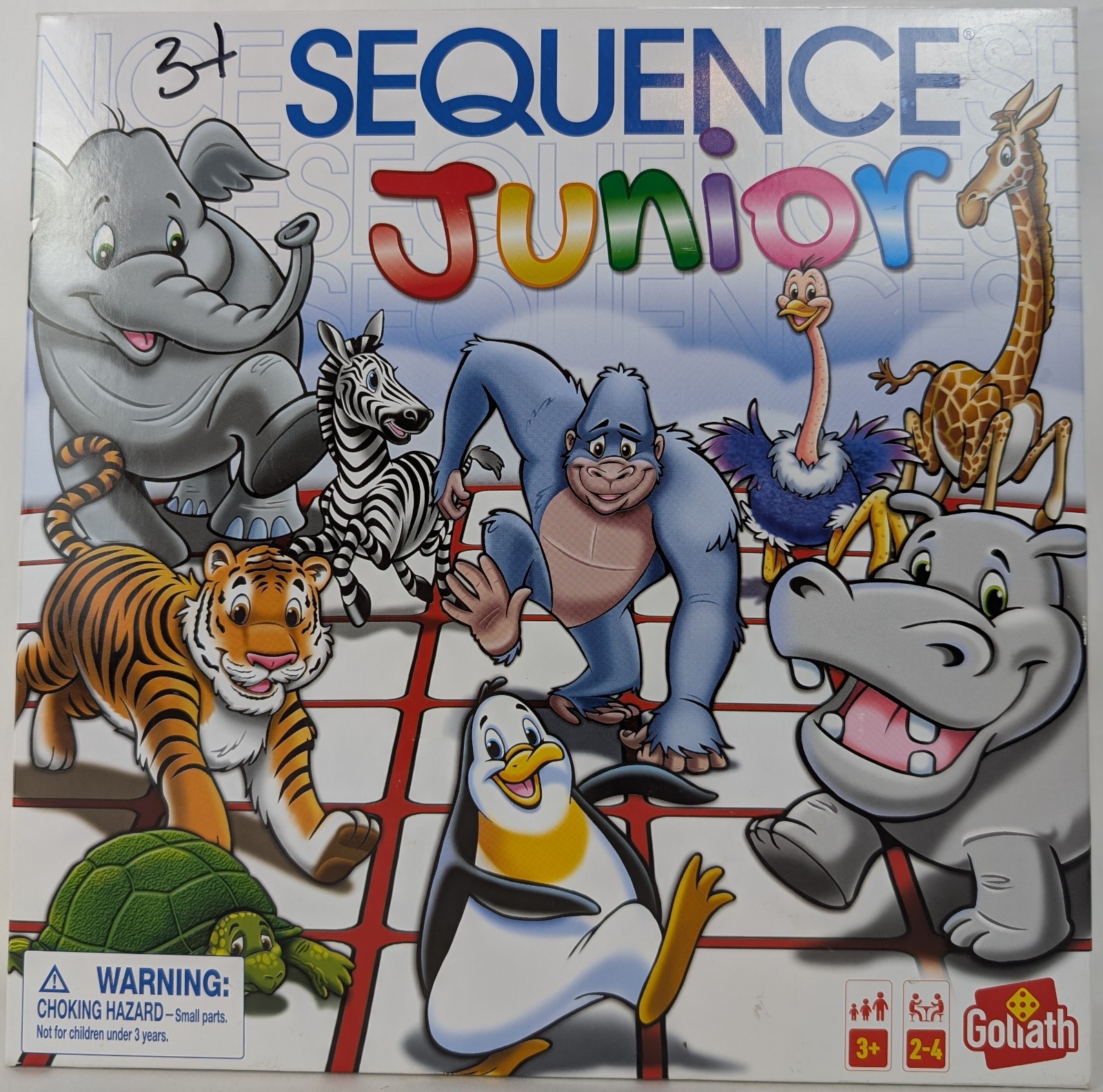 Sequence Junior - Goliath - Kids Family Strategy Learning Board Game Brand New