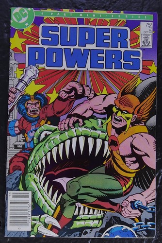 Super Powers #2 DC 1985 Newsstand Darkseid Hawkman Green Arrow Mini-Series - Picture 1 of 2