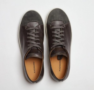 Magnanni Sneakers Low Top Men's Shoes Size US 8/US 41 in Grey