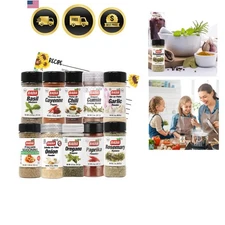 Spice Gift Set 10 Pieces Ground Spices Cooking Essentials Gift for Kitchen Lo...