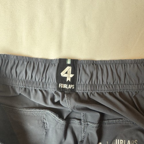 Pantalones de chándal Four Laps X Peloton Relay grises grandes para hombre BONITOS - Imagen 4 de 7