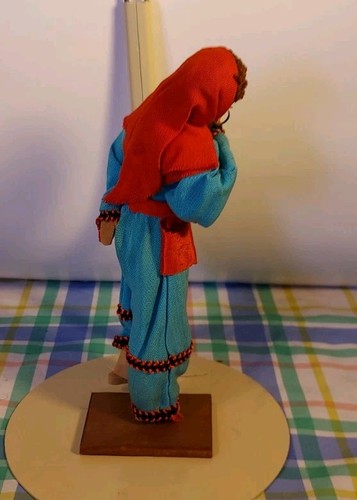 Vintage Hand Made Girl Doll Israel Dancing Jewish Princess 8" Tall - Picture 4 of 8