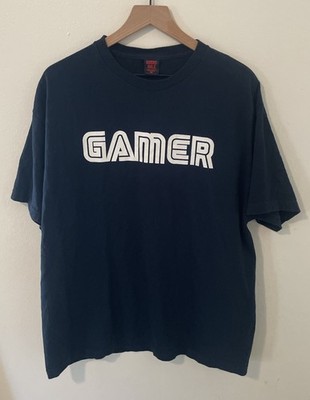 Geeks Rule Gamer T Shirt Blue Made in Japan Graphic Tee