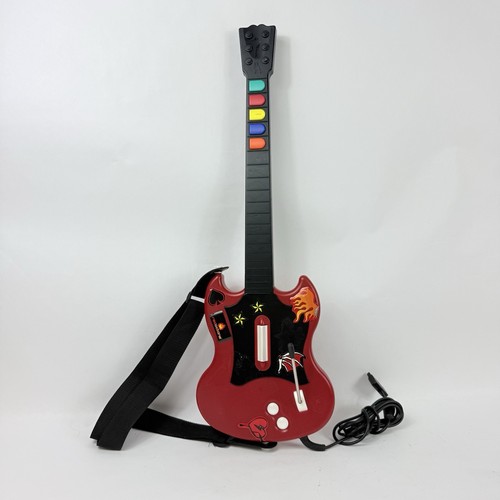 Guitar Hero PS2 Playstation 2 Gibson Red Octane Wired Controller Tested Works!