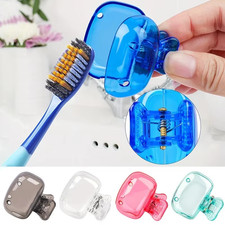 Toothbrush Head Covers Protector Cap Travel Portable Brush Pod Case 2 pcs