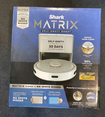 Shark Matrix UR2350S Self-Emptying Robot Vacuum with 30-Day Capacity Base  