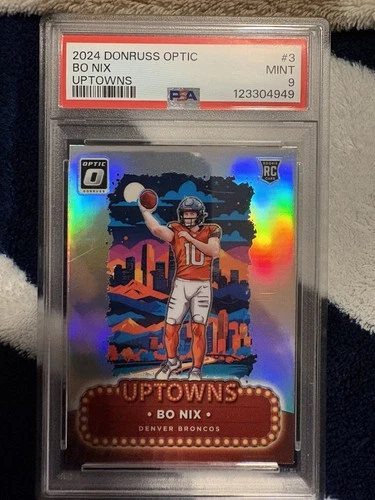 2024 Panini Donruss Optic - Uptowns Bo Nix #3 (RC)