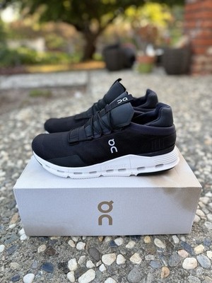 On Cloudnova Men s Athletic Sneakers Low Top Lace Up Black White Solid