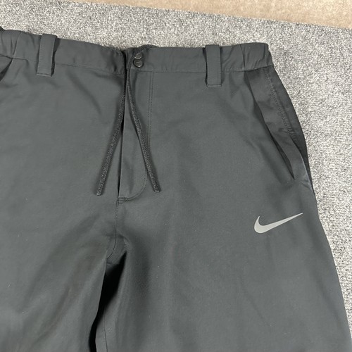 Nike Golf Storm-FIT 10 Pants Large Black Waterproof Windproof Zip Leg Rain - Picture 3 of 12