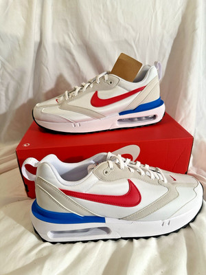 Nike Air Max Dawn White Blue Red Size 10.5M * Brand New* Box No Lid DM0013-100