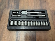 Snap-on Tools 14 Drive Dual 80 Ratcheting Wrench Metric Socket Set 4mm-15mm