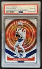 2025 Panini Phoenix Drake Maye Paragon White Shimmer Prizm #7 Patriots PSA 10