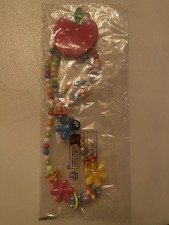 Kids Beaded Flower Necklace  Bracelet Set  Rainbow Fashion Jewelry NEW Sealed