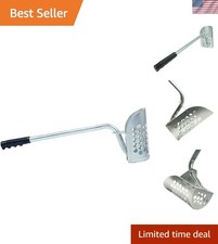 Lightweight 24" Long Handle Sand Scoop - Rust-Resistant for Metal Detecting