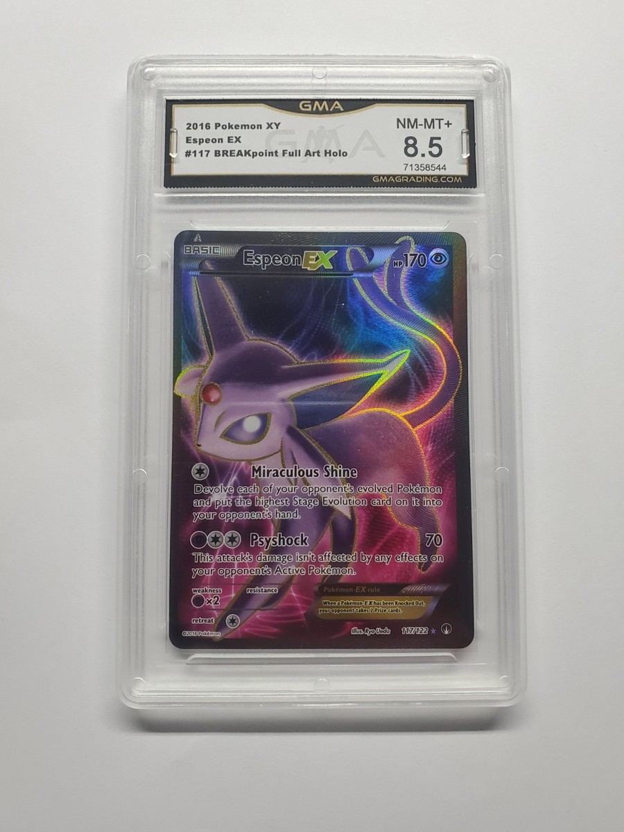 ポケモンカードゲーム ESPEON ex #211 SPECIAL ART RARE Espeon EX (Full Art) #117/122 Pokemon XY - BREAKpoint DMG'D