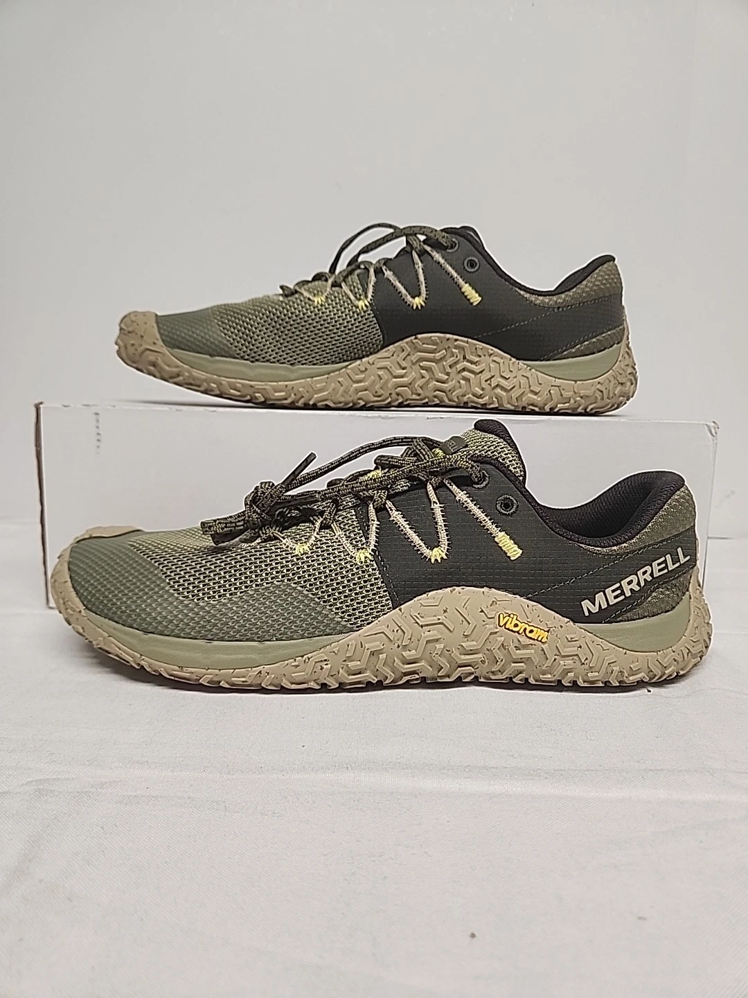 Merrell Trail Glove 7 Barefoot Hiking Shoes Men's J068141 Avocado/Beluga 10