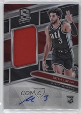 2023-24 Panini Spectra Rookie Jersey Auto 127/199 Seth Lundy #229 Auto 0q21