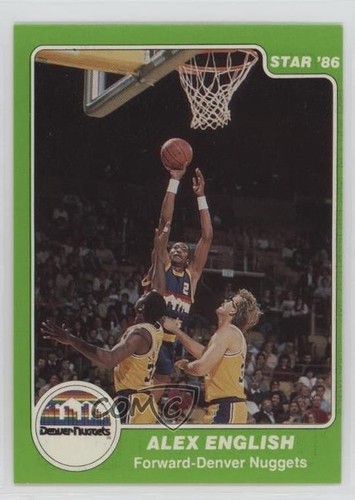 1985-86 Star Alex English #50 HOF