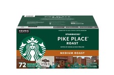 Starbucks Pike Place Medium Roast 72 K-Cup Pods Damaged Box - FRESH THROUGH 2026