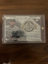 2020 Topps Update Derek Jeter 20 Years Of The Captain Commemorative Patch