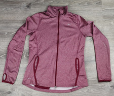 Nike Dri Fit Womens M Full Zip Jacket Running Athletic Long Sleeve Track Thumb 