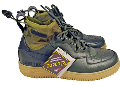 Nike Air Force 1 WTR GTX Gore-Tex Sequoia/Black Mens 7.5 Womens 9 NWT box