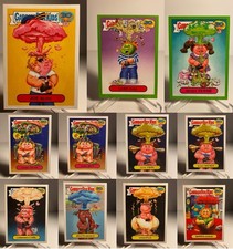 12x 2015 Gpk Garbage Pail Kids 30th Anniversary Dont Push My Button Lot 2 Green