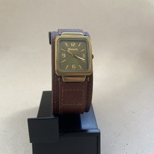 Bench Analogue Quartz Watch with Leather Strap New Battery Fitted