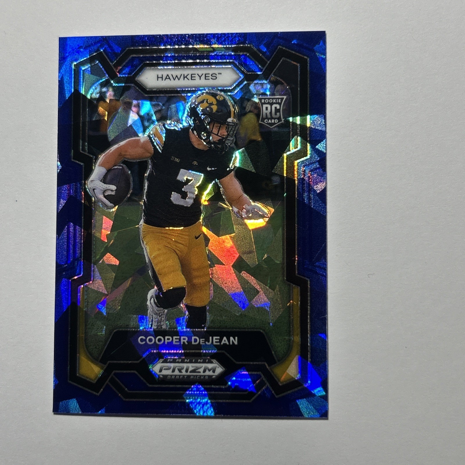 2024 Panini Prizm Draft Picks - Cooper DeJean #113 Blue Ice Prizm /99 (RC)