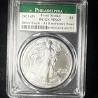 2021 P SILVER EAGLE $1 EMERGENCY T1 PCGS MS69 FIRST STRIKE PHILADELPHIA
