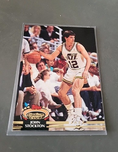 JOHN STOCKTON NBA CARD TOPPS 1992-93 # 265 UTAH JAZZ - Bild 1 von 6