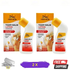 2 X Tiger Balm Strong Lotion 80ml Quick-Dry Relief for Muscles & Joints