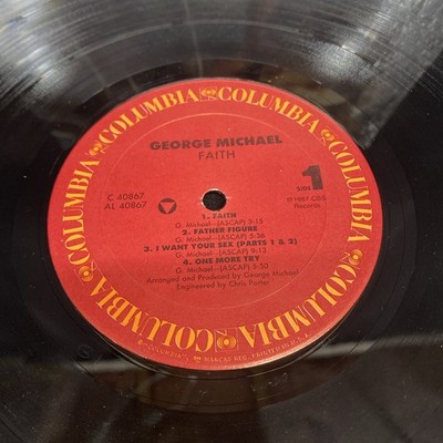 Faith [LP] by George Michael (Vinyl, Oct-1990, Columbia USA