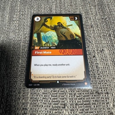 First Mate Riftbound Origins 132/298 Unit Pirate Meta League of Legends NM