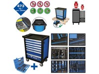 Brilliant Tools BT153473 Werkstattwagen Mit 7 Schubladen Und 473 Premium-Werkzeu