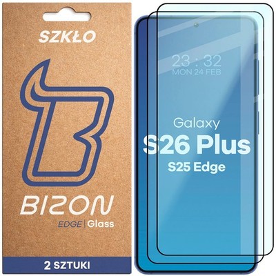2x Schutzglas für Galaxy S26 Plus Bizon Displayschutzglas Hartglas Handyglas