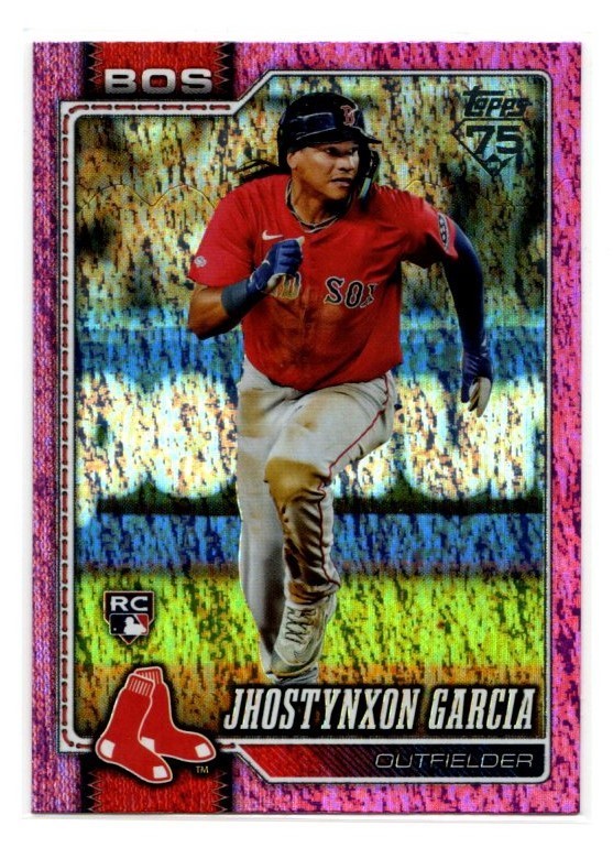 2026 Topps Series 1 #316 Jhostynxon Garcia RC Pink Holo Foil (EB2)