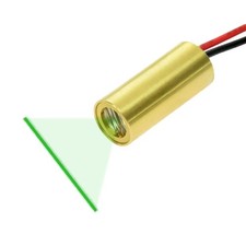 Economical Green Line Laser Module 520 nm, Class 1, 7 10 VDC, 60  Fan Angle,...