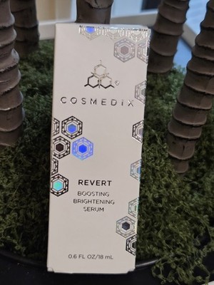 Cosmedix Revert Boosting Brightening Serum 0.6oz / 18ml  NIB