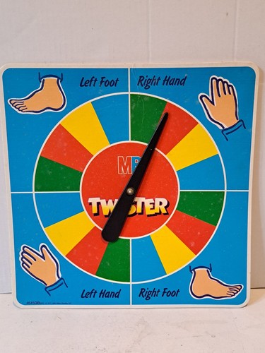Twister Game by MB Games, 25th Anniversary Edition 1990 In Good Condition - Picture 3 of 14