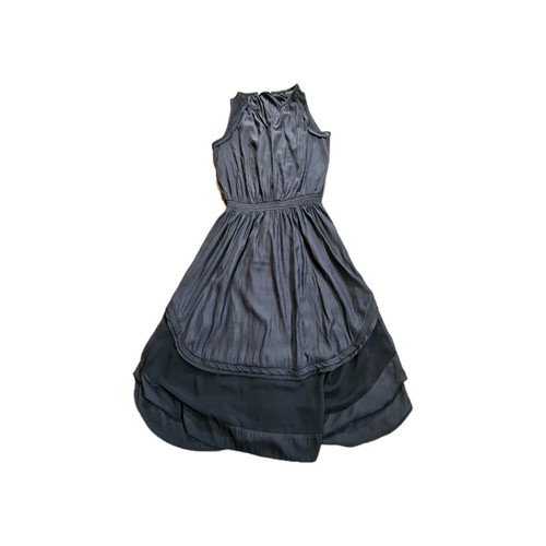 Ramy Brook Gr. S Kleid Navy Midi Cinched Waist Classic Casual Semi-Formal Workwear - Bild 11 von 20