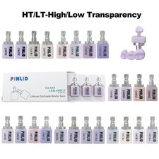 US Dental C14 Glass Ceramic Lithium Dislicate Blocks HT/LT Cerec CAD CAM Emax